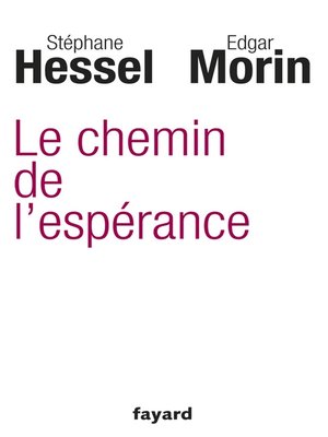 cover image of Le chemin de l'espérance